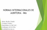 NORMAS INTERNACIONALES DE AUDITORIA - NIAforvm.com.co/wp-content/uploads/2017/05/Introduccion-a-las-NIA.pdf · Responsabilidad del auditor y revisor fiscal en el proceso El decreto