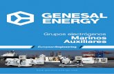 Grupos electrógenos Marinos Auxiliares - genesalenergy.comgenesalenergy.com/wp-content/uploads/2018/01/Catalogo-Marinos-2017... · GENESAL ENERGY es un grupo empresarial con sede