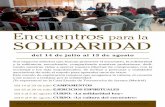 Encuentros para la SOLIDARIDAD - …encuentroysolidaridad.net/wp-content/uploads/2018/05/2018-05-24_ES... · Encuentros para la SOLIDARIDAD del 14 de julio al 13 de agosto del 25