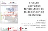 Nuevos abordajes terapéuticos de la dependencia alcohólica · Índice • Nuevos conceptos • Las nuevas formas de expresión clínica • Nuevos paradigmas de tratamiento y nuevos