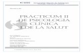 Pràcticum II de Psicologia Clínica i de la salutopenaccess.uoc.edu/webapps/o2/bitstream/10609/6148/1/aargelaguer... · la necessitat d’incloure més professionals de la psicologia