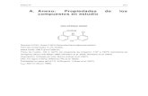 A. Anexo: Propiedades de los compuestos en estudio · Anexo A 211 A. Anexo: Propiedades de los compuestos en estudio DICLOFENAC ÁCIDO Nombre IUPAC: Acido 2-[(2,6-Diclorofenil)amino]bencenacético.