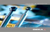 Catálogo de Accesorios - GEKA · ACCESORIOS GEKA GEKA fabrica cizallas punzonadoras para el trabajo de ángulos, pletinas y perfiles –para los sectores de la construcción …