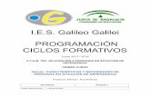 I.E.S. Galileo Galilei PROGRAMACIÓN CICLOS …iesgalileocordoba.es/wp-content/uploads/2015/11/1... · para la realización de esta programación didáctica: o Ley Orgánica 8/2013,