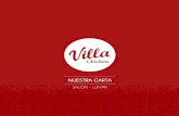 CARTA Villa Chicken - WEB Locales · Prepárate para sentir que el tiempo no parece correr, antójate y antoja, explora y disfruta… ¡La mesa pronto estará servida! ¡BIENVENIDO!