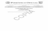 PERIÓDICO OFICIAL - po.tamaulipas.gob.mxpo.tamaulipas.gob.mx/wp-content/uploads/2014/01/cxxxviii-157... · El plan de desarrollo que hoy presento, constituye una propuesta muy enriquecida