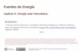 Fuentes de Energía - — OCWocw.uc3m.es/ingenieria-termica-y-de-fluidos/fuentes-de-energia... · eficiencia bajos pero llegando a records de 12% en laboratorio en configuración