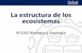 La estructura de los ecosistemas - juntadeandalucia.es · La estructura de los ecosistemas ... S. A. Biología y Geología 4 º ESO 5. Origen y evolución de la vidaLa estructura