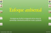 Enfoque ambiental - ugel06.gob.pe · Especialista Ambiental - AGEBRE - UGEL 06 Desarrolla competencias en investigación, emprendimiento, participación y aplicabilidad para vivir