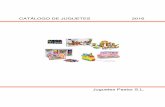 CATÁLOGO DE JUGUETES 2016 - .Contiene 20   un "trenecito",dos "vagones" y piezas de