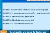 Introducción a la economía de la empresa OBJETIVOS · P A R T E II Introducción a la economía de la empresa OBJETIVOS Identificar y definir las cuatro funciones del subsistema