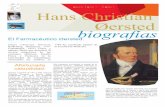 Núm 8 Vol. 1 Año 1 Hans Christian Øersted biografías · Amigo de el “Soldadito de plomo”. ... Hans Christian inmortal, Andersen. Por sus méritos científicos le fue concedida