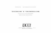 TEMOR Y TEMBLOR - … · Con este epígrafe Kierkegaard indica que la obra tiene un sentido secreto que debe ser descubierto ... 4 En la parte lírica de la ... y desde la ventana