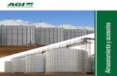 Almacenamiento y accesorios - aggrowth.com · de silos para granos con fondos planos y de tolva de 80 a 22 739 m³. El paquete completo La línea de silos AGI con una corrugación