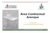 Presenta: Luis Arturo Amador Ortega - …contratos.pemex.com/noticias/eventos/Documents/taller_ene31_fe01... · Coordinación de Diseño de Explotación - Tampico Enero 2012. Área