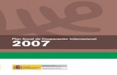 Plan Anual de Cooperación Internacional 2007 - Páginas · Incrementar la asignación para la cobertura de las necesidades sociales ... (Comisión de Desarrollo Social de ECO-SOC),