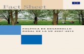 Fact Sheet - European Commissionec.europa.eu/agriculture/publi/fact/rurdev2007/2007_es.pdf · • valorizar el entorno y el paisaje rural, a través de apoyo a la gestión del territorio;