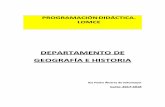 DEPARTAMENTO DE GEOGRAFÍA E HISTORIAies-sotomayor.centros.castillalamancha.es/sites/ies-soto... · 2017-11-05 · ... Contenidos, criterios de evaluación, ... 1.4. Programación