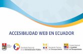 ACCESIBILIDAD WEB EN ECUADOR - RUA: Principalrua.ua.es/dspace/bitstream/10045/37775/3/2 - Accesibilidad web en... · Daltonismo y problemas percepción de colores Hay que asegurarse