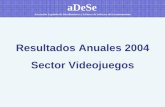Resultados Anuales 2004 Sector Videojuegos - … · Asociación Española de Distribuidores y Editores de Software de Entretenimiento ... Mº Cultura-AFYVE-UVE. ... Gameboy Color