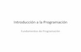Introduccióna la Programación - blog.espol.edu. fileIntroduccióna la Programación Fundamentos de Programación. ... programación, con énfasis en impartir las ... (Logo, Scilab,