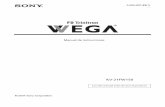Manual de instrucciones - Sony eSupport · Manual de instrucciones ... donde se indique: ca 120 V 60 Hz ca 220 V 50/60 Hz (Chile, Perú, Bolivia, Argentina, Uruguay, Paraguay) ...