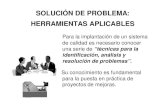SOLUCIÓN DE PROBLEMA: HERRAMIENTAS APLICABLES fileSOLUCIÓN DE PROBLEMA: HERRAMIENTAS APLICABLES. ... Un proyecto es un problema programado para su solución ... Ciclo PDCA. Histogramas.