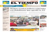 Maduro tendrá poderes especiales con Habilitante que ...media.eltiempo.com.ve/EL_TIEMPO_VE_web/36/diario/docs/... · [EL SONDEO DE LA SEMANA >Del 18 al 24 de noviembre de 2013 ]