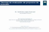 Técnicas de evaluación de proyectos de inversióngl24/Slides/Evaluacion_de_proyectos_de... · de $ 6.000 y depreciación en línea recta durante 3 años, sin valor de ... de recupero)