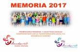 Presentación de PowerPointvoluntared.org/wp-content/uploads/2018/07/MEMORIA2017.pdf · Movimiento Scouts Católico Con el mundo de la educación formal ... sensibilización sobre