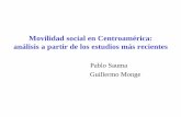 Movilidad social en Centroamérica: un análisis desde los ... · ... porcentaje de hogares con ... Índice de movilidad social, finales de los noventas y principios de la ... Estados