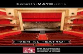 boletín·MAYO· 2016 - Consorcio Gran Teatro de Cáceres · Viernes, 13 de mayo / 20:30 h ... TEATRAL SOLIDARIO ... Manu Sánchez presenta en esta obra de teatro las tribulaciones