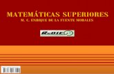 MATEMÁTICAS SUPERIORES - redie.mx · matemÁticas superiores - 1 - m.c. enrique de la fuente morales facultad de ciencias de la electrÓnica profesor investigador benemÉrita universidad
