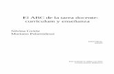 El ABC de la tarea docente: currículum y enseñanzacampuscitep.rec.uba.ar/pluginfile.php?file=/4418/mod_resource... · De acuerdo con el Diccionario Latino-Español y Español-Latino
