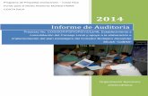 Informe de Auditoria - pequenasdonacionescr.org€¦ · informe de evaluación ... La Asociación para el Desarrollo Integral de La Microcuenca del ... Asocuenca se creó con el objetivo