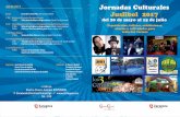 JULIO 2017 Jornadas Culturales D. 02 Juslibol 2017 · Recorrido interpretativo, Galacho de Juslibol: Gymkana medioambiental + Taller casa de Juventud y Gabinete de Educación Ambiental.