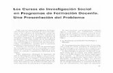 Los Cursos de Investigación Social en Programas de ...memoria.cch.unam.mx/tmp/pdfarticulo/347/CC_20_Art11_1534550072.pdf · de investigación social se ha extendido en varios planos