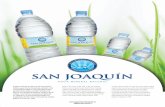 El agua es fuente de vida. Por ello San Joaquín Water …aguasdesanjoaquin.com/descargas/catalogo_aguas_san_joaquin_2013… · El agua es fuente de vida. Por ello San Joaquín elabora