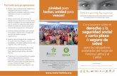 derecho seguridad social seguro de - remte-bolivia.org · marcha internacional” en el plazo de 1 año. ¡Unidad para luchar, unidad para vencer! ... Asalariadas del Hogar en todos