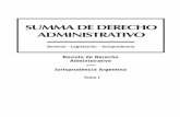 SUMMA DE DERECHO ADMINISTRATIVO · Cassagne, Juan Carlos Summa de derecho administrativo - 1a ed. - Buenos Aires: Abeledo Perrot, 2013. v. 1, 1200 p.; 24x17 cm. ISBN 978-950-20-2441-7