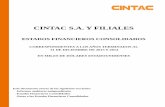 CINTAC S.A. Y FILIALES Financieros IFRS Diciembre 2015.pdf · generalmente aceptadas en Chile. ... Tal como se describe en Nota 3 a los estados financieros consolidados, en virtud