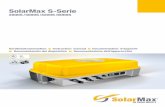 SolarMax S-Serie - ambgreenpower.com · El circuito de puente IGBT genera la corriente senoidal de alimentación. UDC UDC Pantalla gráfica Unidad de mando con procesador digital