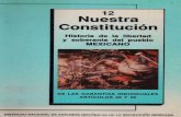 12 Nuestra Constitución · 2018-07-17 · PRESENTACIÓN El Instituto Nacional de Estudios Históricos de la Revolución Mexicana (lNEHRM) edita la presente colección de cuadernos