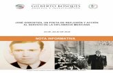 NOTA INFORMATIVA - Iniciocentrogilbertobosques.senado.gob.mx/docs/Nota_Informativa.pdf · 2 NOTA INFORMATIVA Introducción José Gorostiza (1901-1964) supo compaginar su vida como