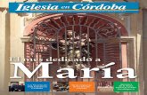El mes dedicado aMaría - Diócesis de Córdoba · las 18:30h. en la parro-quia de Ntra. Sra. de Li-nares. A continuación, se ... chas familias, se ven en la angustiosa situación