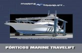 PÓRTICOS MARINE TRAVELIFT - Señales Marítimas. … · como un doble acceso lateral que facilita las tareas de mantenimiento. ... y 500 toneladas, es necesario disponer de un pórtico