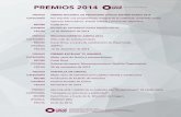 PREMIOS 2014 - Canal Onceoncetv-ipn.net/home/generales/wp-content/uploads/2016/02/premios... · RECONOCIMIENTO AMIPCI 2014 Sitio web de entretenimiento Canal Once, a través de subdirección