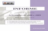 INFORME - portalanterior.ine.mxportalanterior.ine.mx/docs/IFE-v2/CE/CE-PerfilesCG/perfilCG-pdf/... · Presentación - 4 - III. Informe de actividades 2008 y el plan de trabajo para