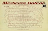 Medicina Balea · 2013-12-08 · Red Balear de Investigadores en Dolencias de la Espalda VIDA ACADÉMICA 10 Premis. ... Noemi Freixas Grimalt, Antonia Roig Ferra, Aina Tejedor Mestre,