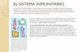 EL SISTEMA INMUNITARIO - … · a)La respuesta inmunitaria innata, natural o inespecífica: es la primera línea de defensa contra las infecciones. Actúa inmediatamente después